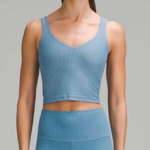 Lululemon Scoop Neck Tank top “Grid Texture
